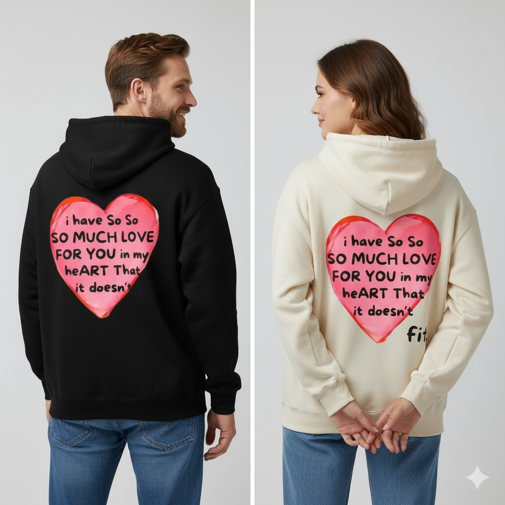 Overflowing Love Hoodies (Couple Edition)