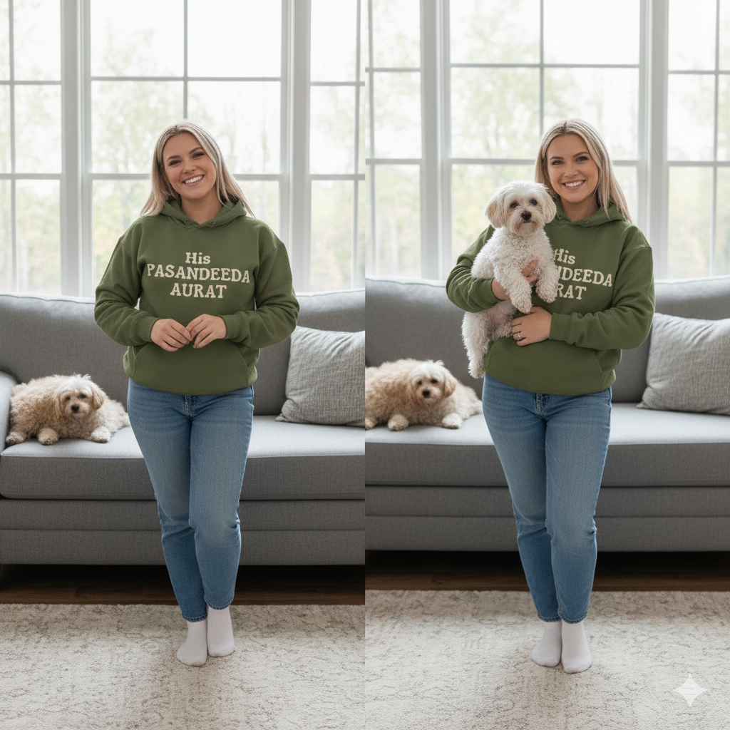 Soulmate Hoodie – His Pasandeeda Aurat & Her Pasandeeda Mard