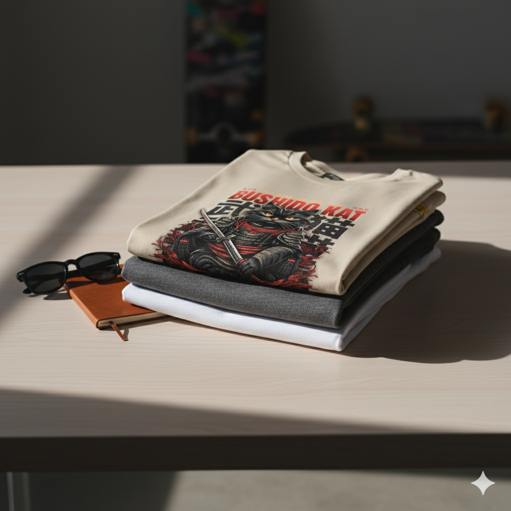 Bushido Kat Samurai Graphic Tee