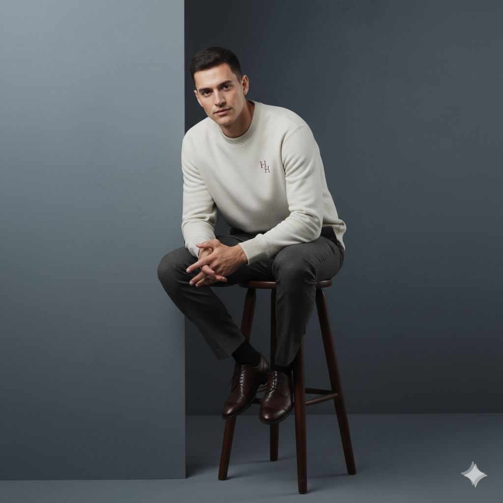 Off White Minimal “H&H” Sweatshirt