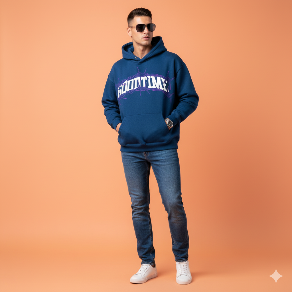 Good Time Printed Hoodie