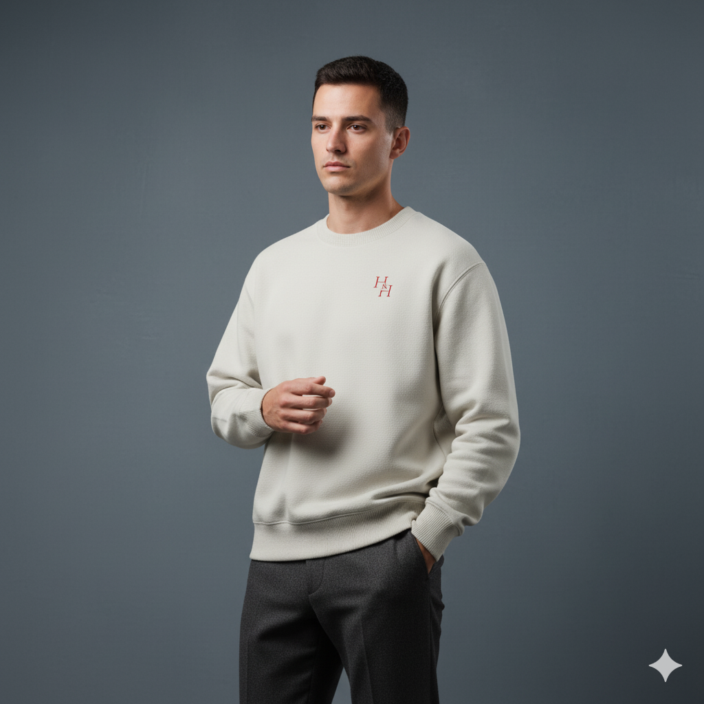 Off White Minimal “H&H” Sweatshirt