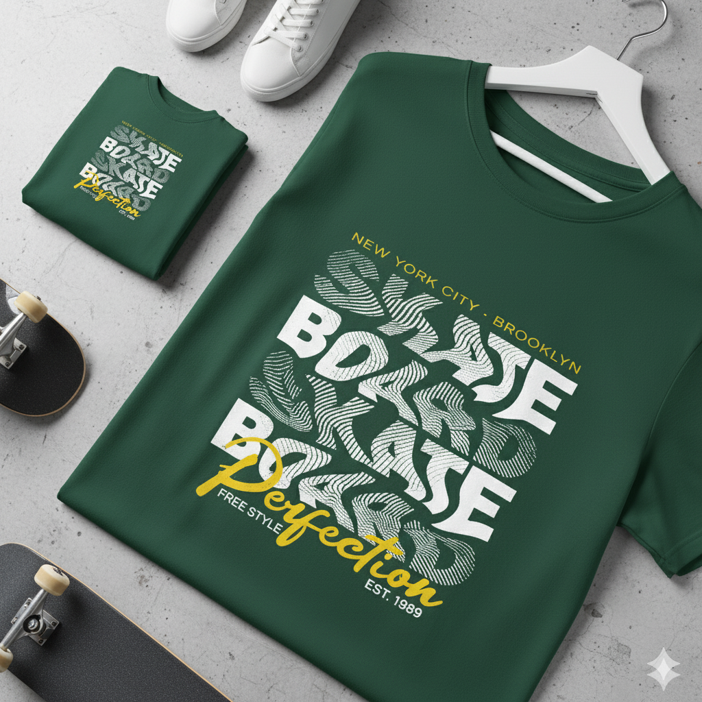 Skateboard Vibes Graphic T-Shirt