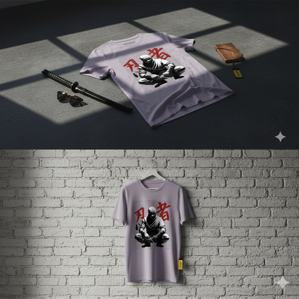 Ghost Whisperer Ninja Tee – Lavender Edition