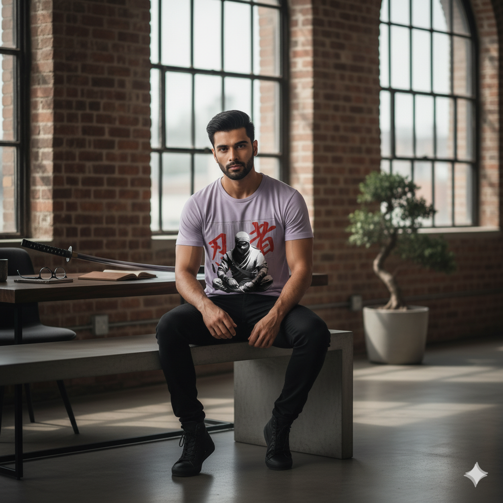 Ghost Whisperer Ninja Tee – Lavender Edition