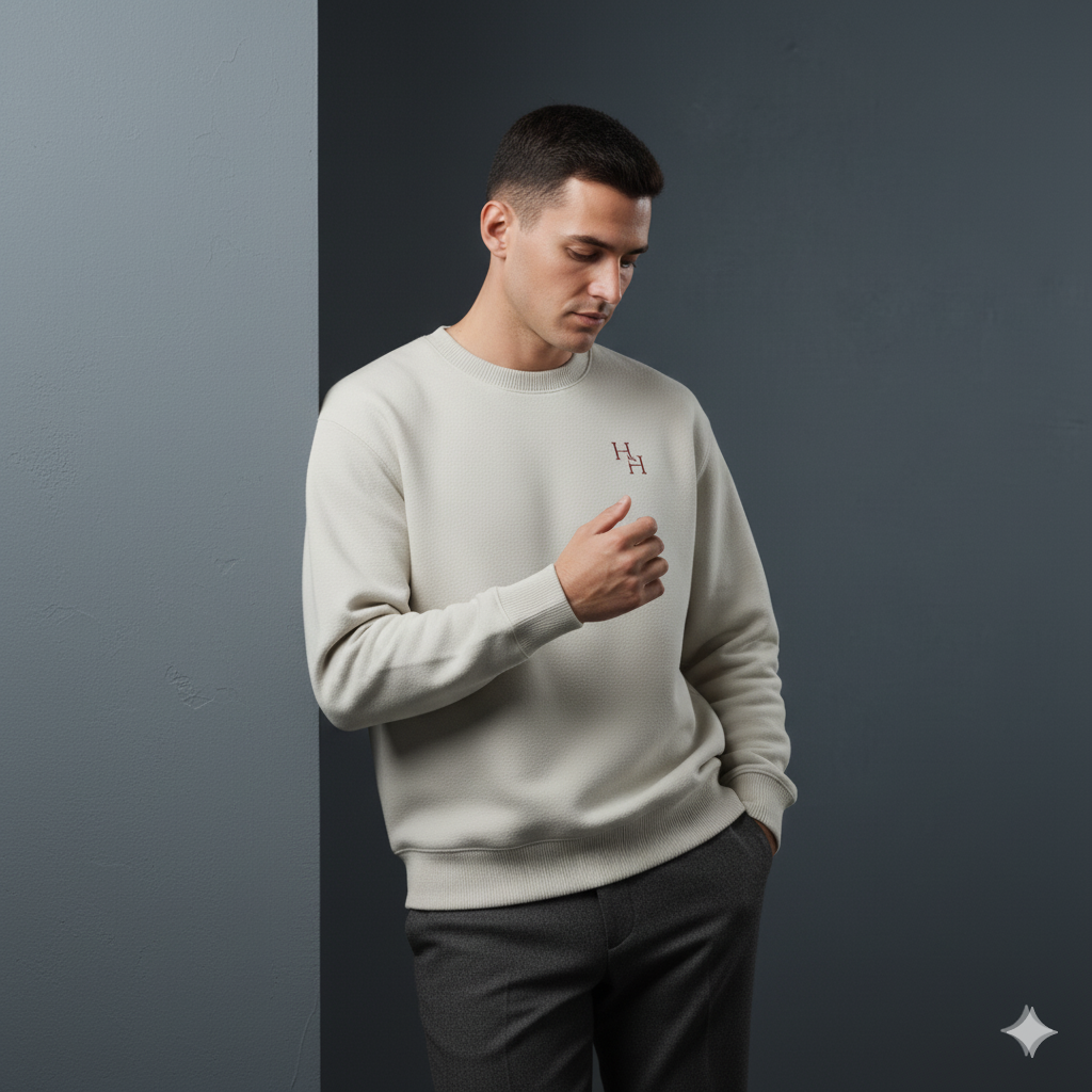 Off White Minimal “H&H” Sweatshirt