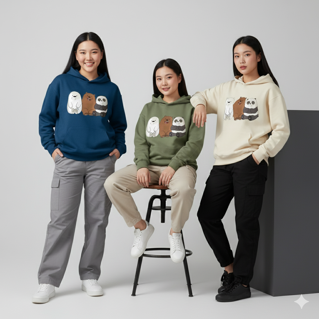 The TRIO Friendship Bear Hoodie