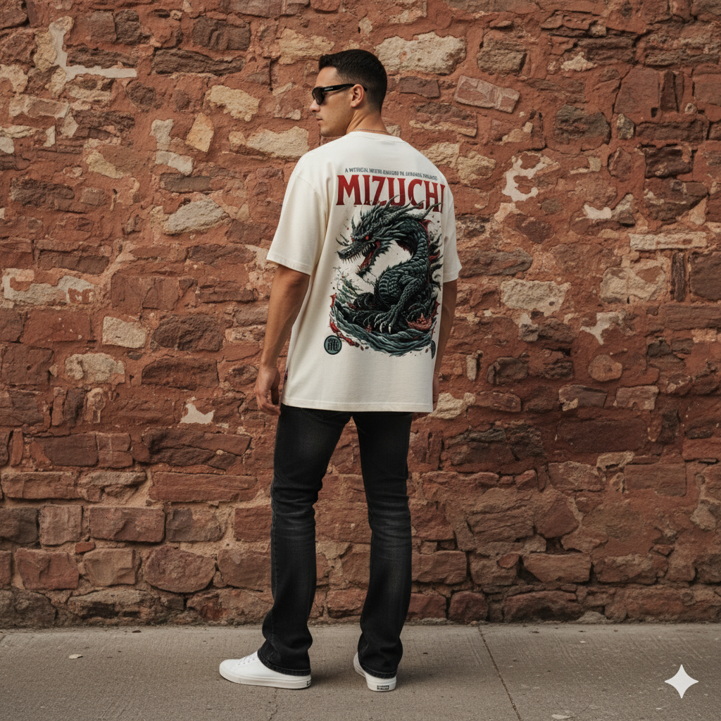 MIZUCHI™ Mythic Dragon Oversize Tshirt