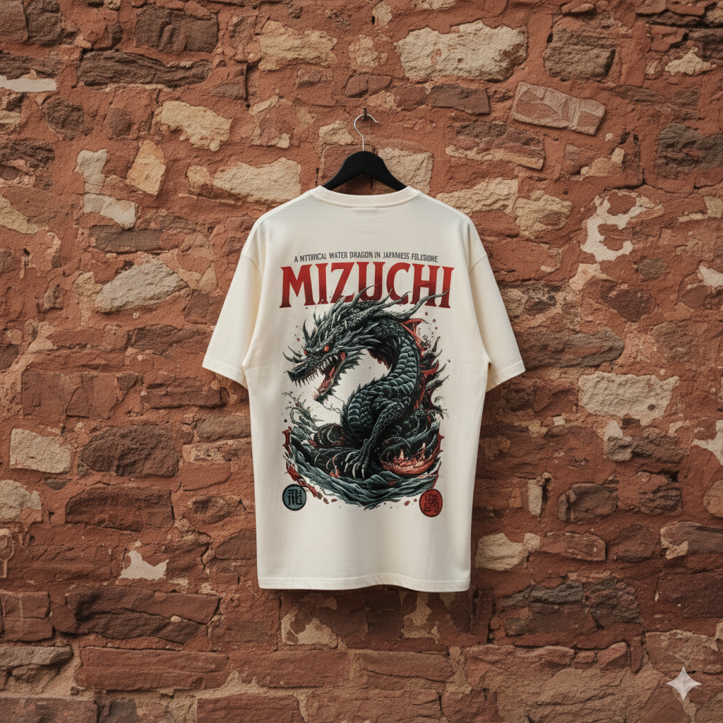 MIZUCHI™ Mythic Dragon Oversize Tshirt