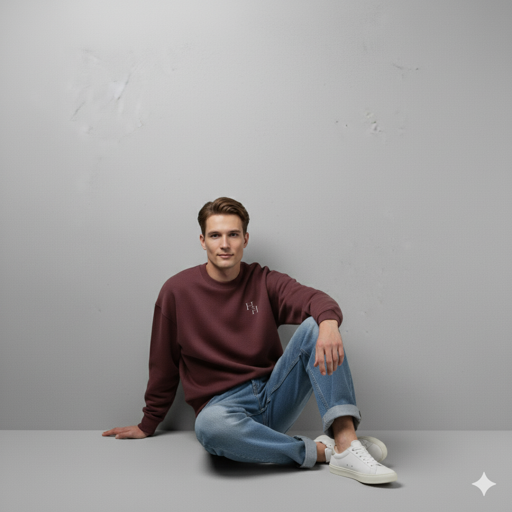 Maroon “H&H” Signature Sweatshirt