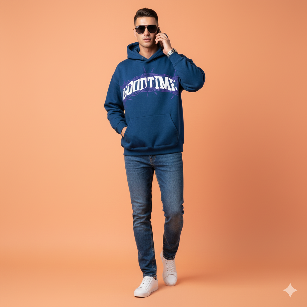 Good Time Printed Hoodie