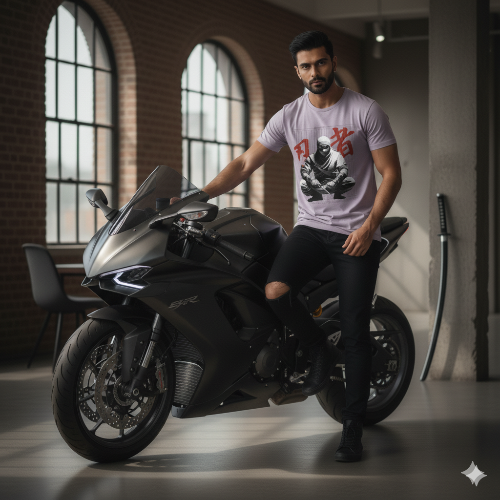 Ghost Whisperer Ninja Tee – Lavender Edition