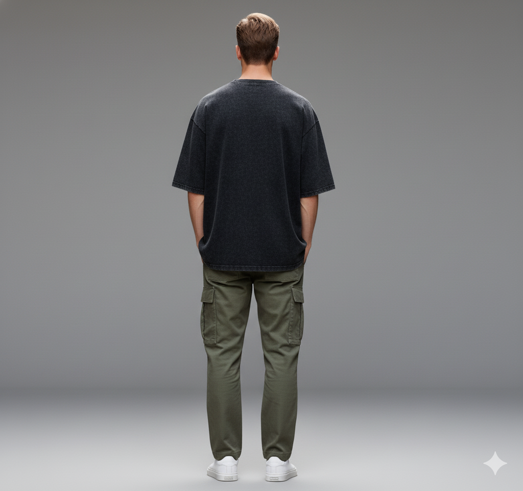 Acid Wash Oversized T-Shirt