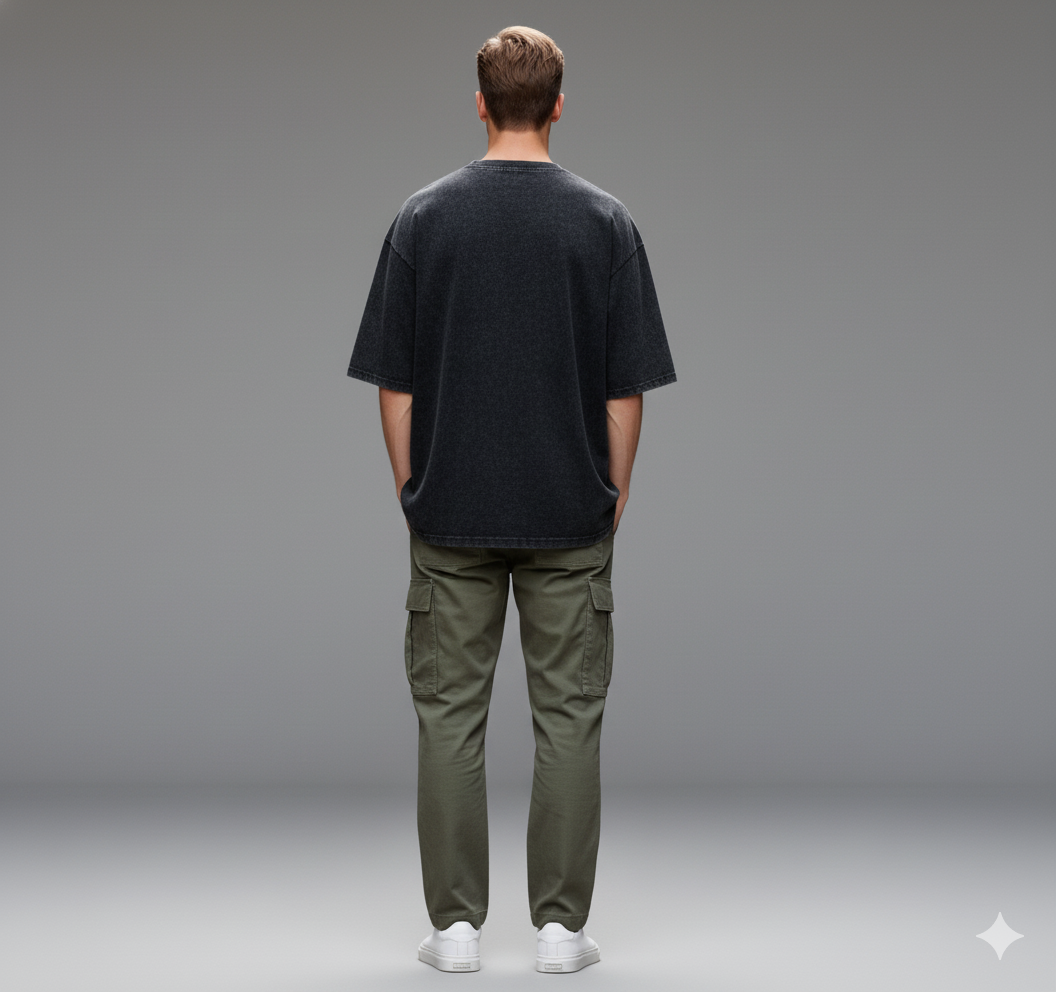 Acid Wash Oversized T-Shirt