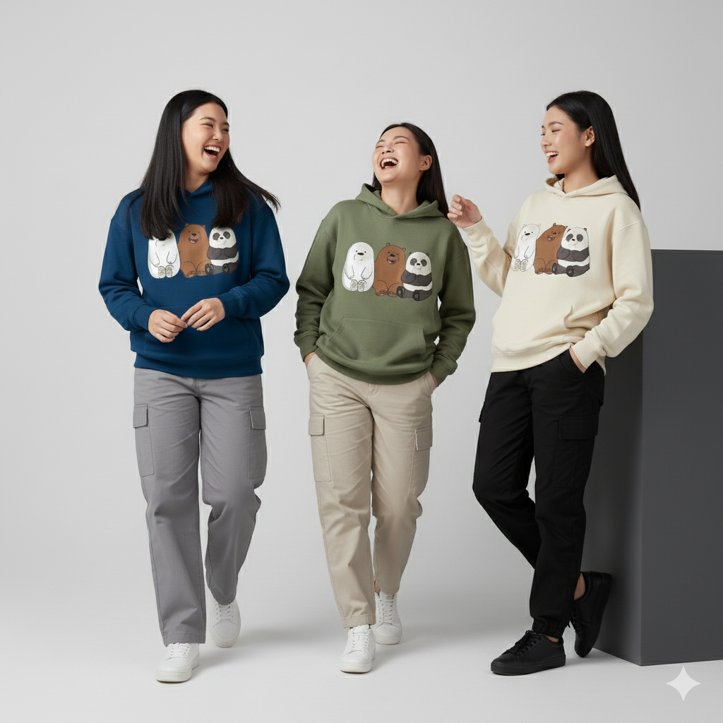 The TRIO Friendship Bear Hoodie