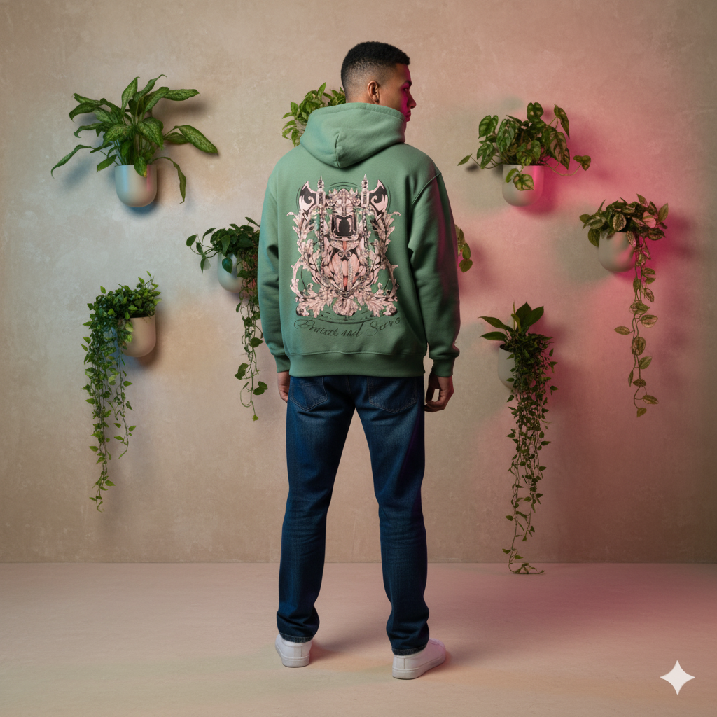 “Protect and Serve” Knight Crest Hoodie