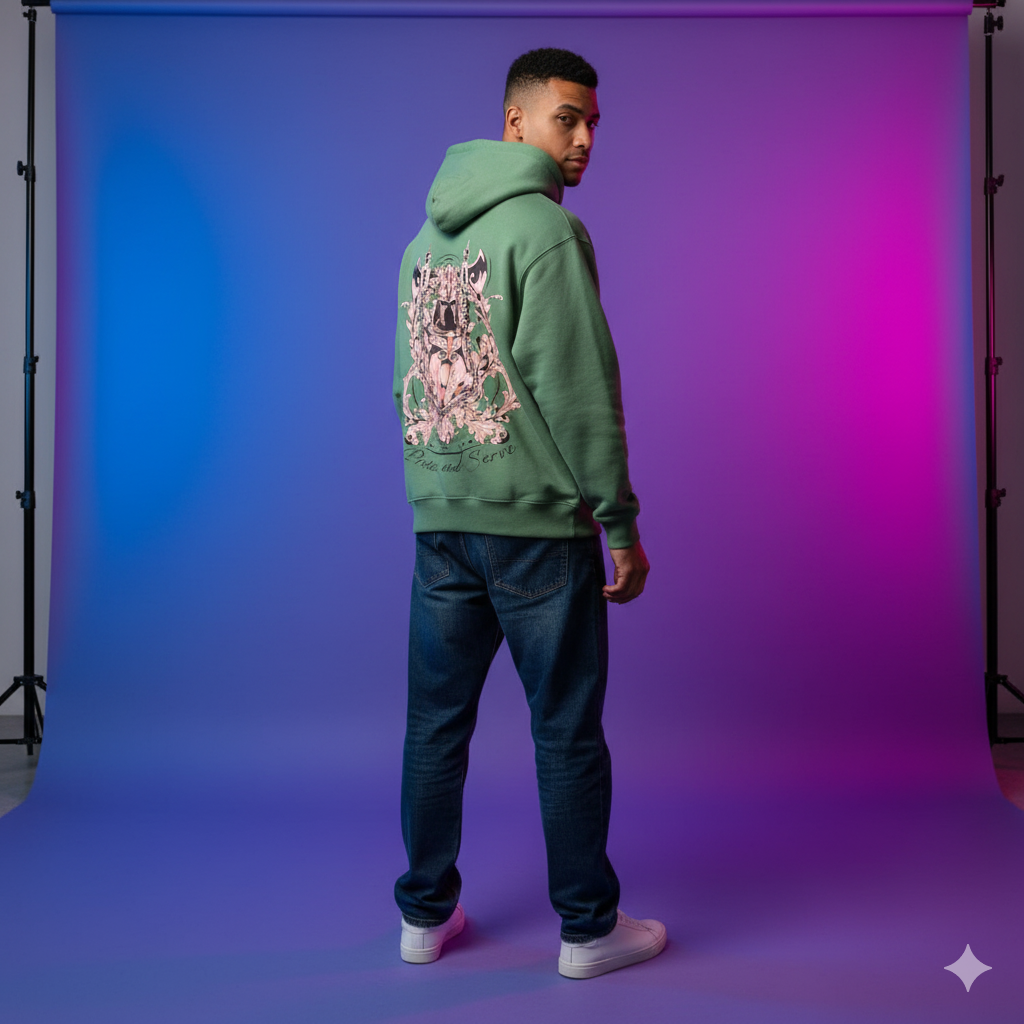 “Protect and Serve” Knight Crest Hoodie