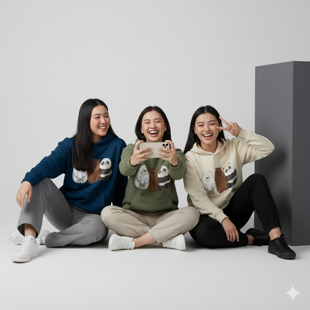 The TRIO Friendship Bear Hoodie