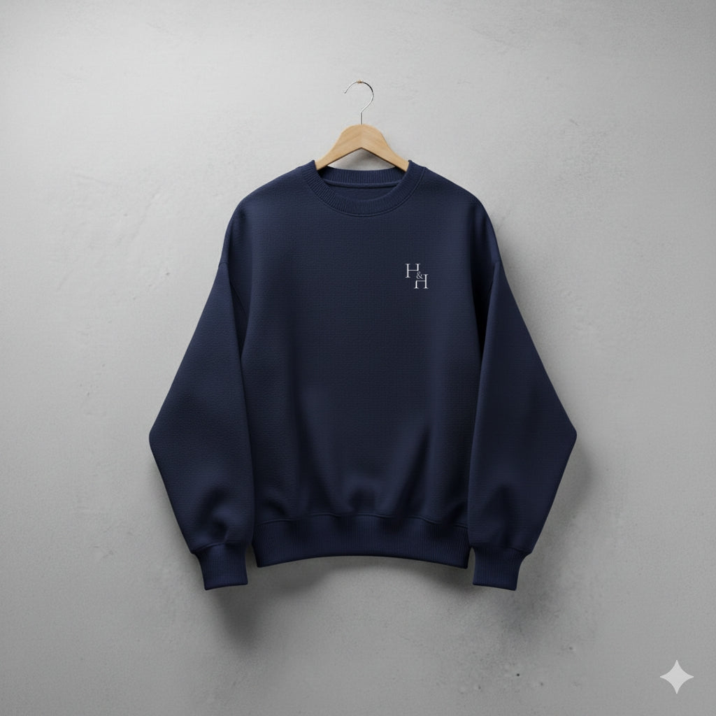 Navy Blue “H&H” Classic Sweatshirt